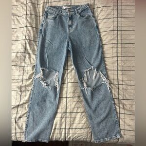 Hollister Social Tourist Distressed Blue Jeans- 9 R